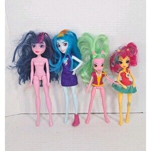 My Little Pony Equestria Girls Doll Lot Rainbow Dash Twilight Sparkle Lemon Zest